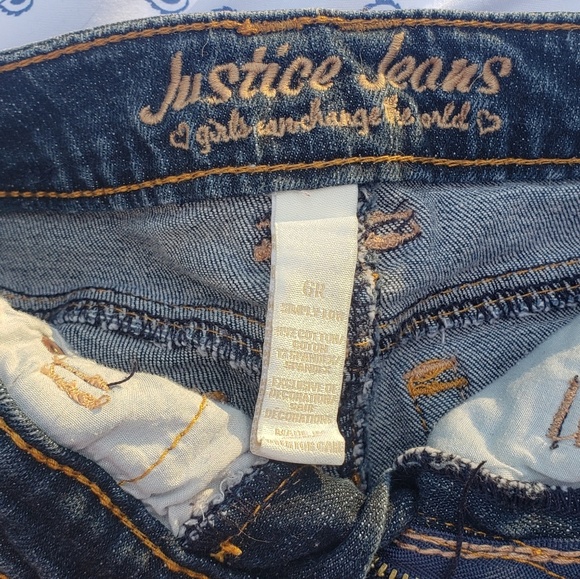 Justice Denim Shirt size 6R - Picture 4 of 4